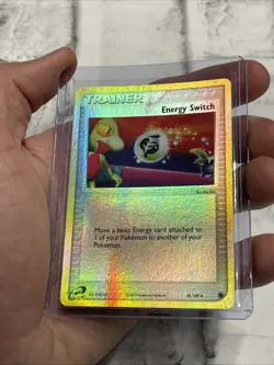 Pokemon Energy Switch Reverse Holo 82/109 Pokemon Ruby & Sapphire MP Vintage TCG - Image 2