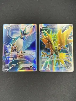 FULL ART Articuno + Zapdos ULTRA RARE Generations 25/83 29/83 Pokemon Holo - LP - Image 1