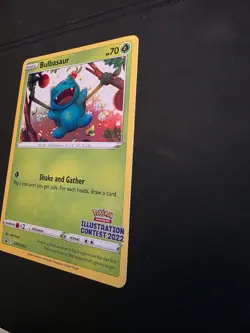 Illustration Contest 2022 Pokemon Bulbasaur Arcanine Greninja NM - Image 4