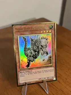Fossil Dyna Pachycephalo - MGED-EN008 - Premium Gold Rare - Yugioh - Image 2