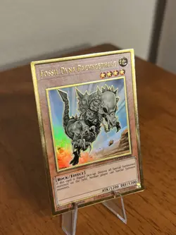 Fossil Dyna Pachycephalo - MGED-EN008 - Premium Gold Rare - Yugioh - Image 3