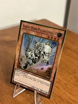 Fossil Dyna Pachycephalo - MGED-EN008 - Premium Gold Rare - Yugioh - Image 4