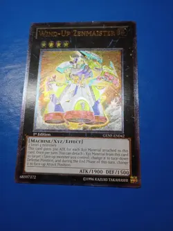 VLP 1st Ed Wind-Up Zenmaister GENF-EN042 Ultimate rare Yugioh! - Image 3
