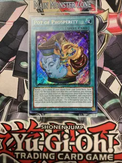 Pot Of Prosperity Platinum Secret Rare 1st Edition RA01-EN066 Yugioh - Image 1