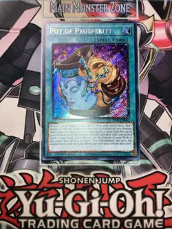 Pot Of Prosperity Platinum Secret Rare 1st Edition RA01-EN066 Yugioh - Image 2