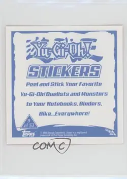 Magician of Black Chaos Topps YuGiOh Sticker Collection #9 2002 0nr3 - Image 2