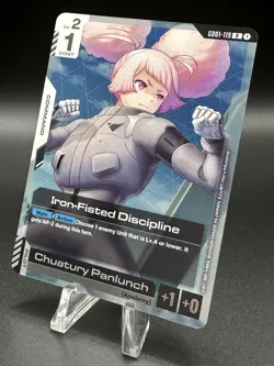 Iron-Fisted Discipline (GD01-119) (NM) - Gundam Card Game - Newtype Rising (ENG) - Image 3