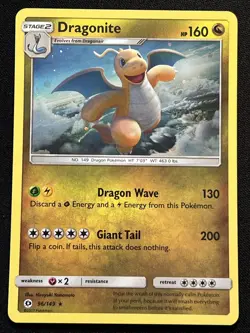 Dragonite 96/149 Sun & Moon 2017 COSMOS HOLO RARE Pokemon TCG Card - NM - Image 2