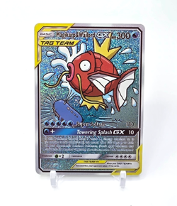 Custom SPARKLING HOLO MAGIKARP GX Card WAILORD Pokemon READ DESCRIPTION BELOW - Image 1