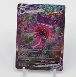 Custom SPARKLING HOLO GENGAR VMAX Card GENGAR Pokemon READ DESCRIPTION BELOW - Image 1