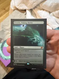 Evendo Waking Haven MTG EOE 0253 Rare Land Planet Mythic Magic Regular Nonfoil - Image 1