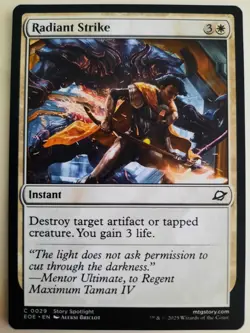 Radiant Strike #0029 Edge of Eternities MTG Magic NM X 4 copies - Image 1