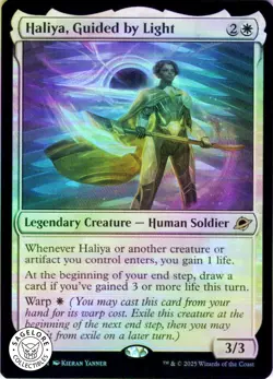 MTG Haliya, Guided by Light (19) | NM Foil | Edge of Eternities (EOE) - Image 1