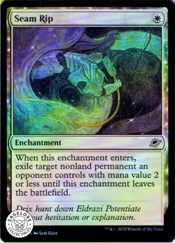 MTG Seam Rip (34) | NM Foil | Edge of Eternities (EOE) IN HAND - Image 1
