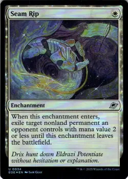 MTG Seam Rip (34) | NM Foil | Edge of Eternities (EOE) IN HAND - Image 2