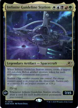 MTG Infinite Guideline Station (219) | Foil | Edge of Eternities (EOE) - Image 2