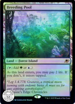 MTG Breeding Pool (251) | NM Foil | Edge of Eternities (EOE) IN HAND - Image 1