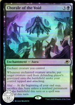 MTG Chorale of the Void (91) | NM Foil | Edge of Eternities (EOE) - Image 1