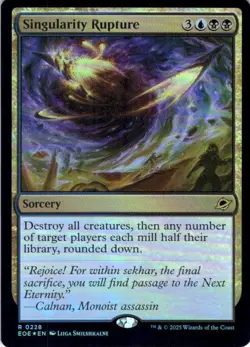 MTG Singularity Rupture (228) | NM Foil | Edge of Eternities (EOE) - Image 2