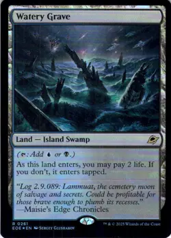 MTG Watery Grave (261) | NM Foil | Edge of Eternities (EOE) IN HAND - Image 2