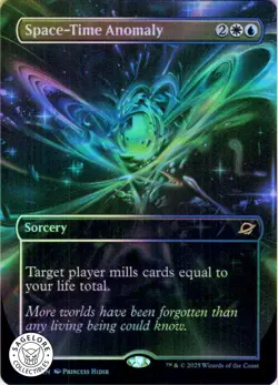 MTG Space-Time Anomaly (Borderless) (315) | Foil | Edge of Eternities IN HAND - Image 1