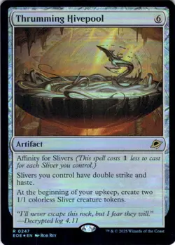 MTG Thrumming Hivepool (247) | NM Foil | Edge of Eternities (EOE) IN HAND - Image 2