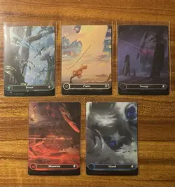 MTG✨Edge Of Eternities GALAXY FOIL Brdless/Full Art LAND Set✨EOE MINT UNPLAYED ! - Image 1