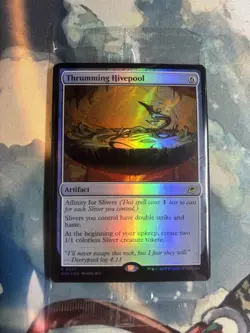 Thrumming Hivepool - R- EOE - FOIL Prerelease Promo MTG EDGE OF ETERNITIES 0247 - Image 1