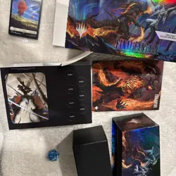 Final Fantasy x MTG Gift Bundle, With Lands, Box And Dice (No Booster Packs) - Image 2