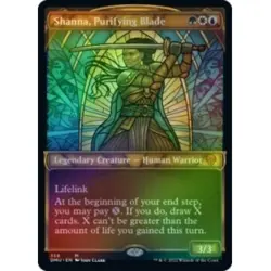 Foil Shanna, Purifying Blade (showcase)(textured Foil) M/NM MTG Dominaria United - Image 1