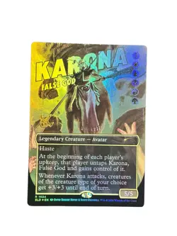 MTG Karona, False God (Rainbow Foil) Secret Lair Drop #1624 - Image 1