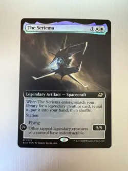 The Seriema - 323 - MTG: Edge of Eternities: Stellar -Extended Art - Rare - FOIL - Image 1