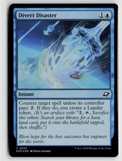 MTG Edge Of Eternities Divert Disaster Foil x1 NM - Image 1