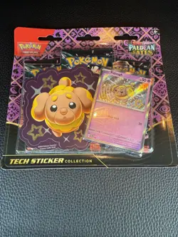 Pokemon Scarlet & Violet Paldean Fates: TECH Sticker Collection - Shiny Fidough - Image 1