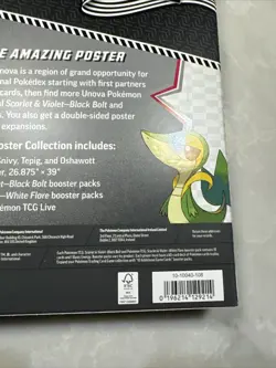 Pokemon TCG Scarlet & Violet 10.5 Unova Poster Collection Box ~SEALED~BRAND NEW - Image 4