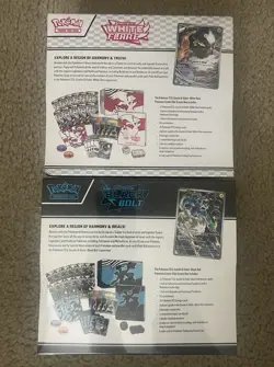 Pokemon Black Bolt and White Flare Pokemon Center Elite Trainer Boxes ETB SEALED - Image 2