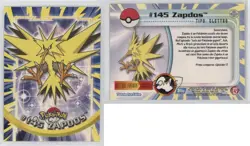 Zapdos Italian Topps Pokemon TV Animation Edition Series 3 #145 2000 04qn - Image 3