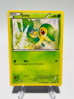 SNIVY 2016 Pokemon Fates Collide Common POKEMON 5/124 - Image 1