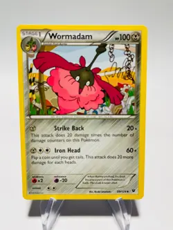 WORMADAM 2016 Pokemon Fates Collide Uncommon POKEMON 59/124 - Image 1