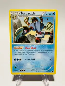 BARBARACLE 2016 Pokemon Fates Collide Rare POKEMON 23/124 - Image 1