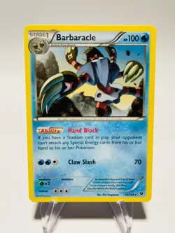 BARBARACLE 2016 Pokemon Fates Collide Rare POKEMON 23/124 - Image 1