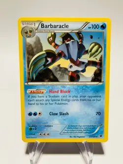 BARBARACLE 2016 Pokemon Fates Collide Rare POKEMON 23/124 - Image 1