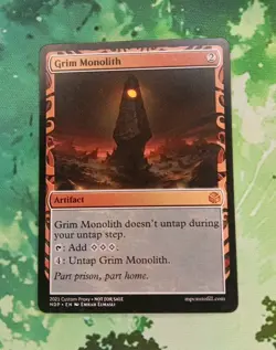 Custom Game Card-Grim Monolith-LP Condition - Image 1