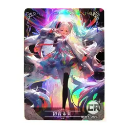 Goddess Story Rainbow Edition NSWY Waifu Card CR 003 - Hatsune Miku - Image 1