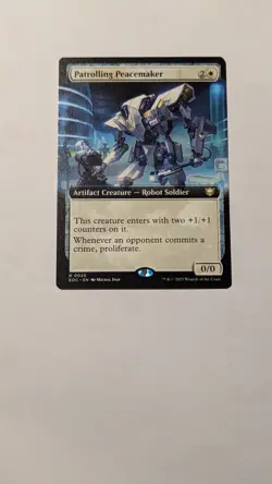 Patrolling Peacemaker - EXTENDED ART Commander: Edge of Eternities EOC 0025 MTG - Image 1