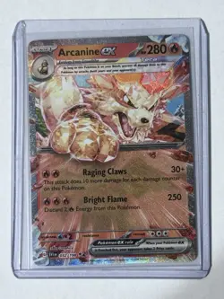 Pokemon TCG Arcanine ex 032/198 SV01 Scarlet & Violet Base Double Rare Holo Card - Image 1
