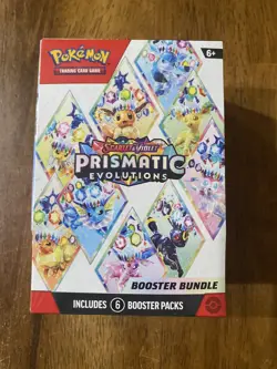 Pokemon Scarlet and Violet Prismatic Evolutions Booster Bundle! FACTORY SEALED! - Image 1