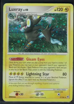 Luxray 7/130 Holo Rare Pokemon TCG Card Diamond & Pearl Base Set - Image 1