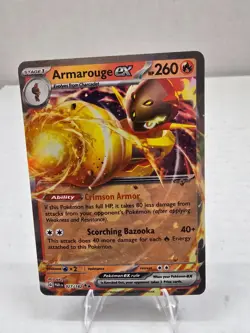 Armarouge ex 027/182 Paradox Rift Double Rare HOLO Pokemon Card - Free Shipping - Image 1