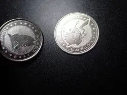 Pokemon Card Meiji Promo Battle Coin Silver Shining Pikachu 2 SET #5430 PLAY - Image 4